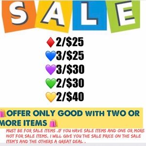FOR SALE ITEMS
